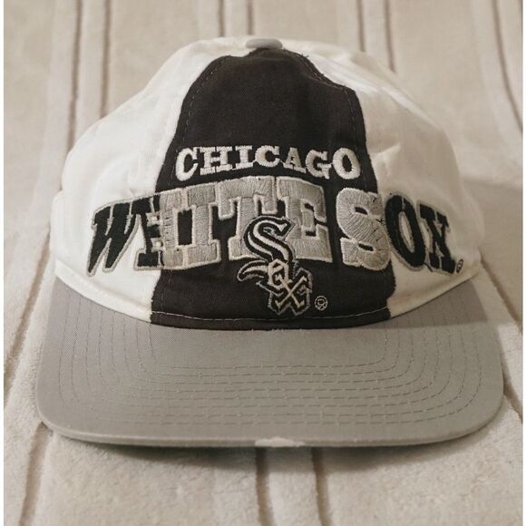 Vintage 90s White Sox Starter Tri Power Snapback Hat - Picture 2 of 10